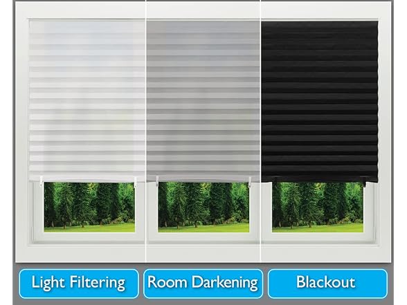 Redi Shade Pleated Paper Shade White 36x72 6pk