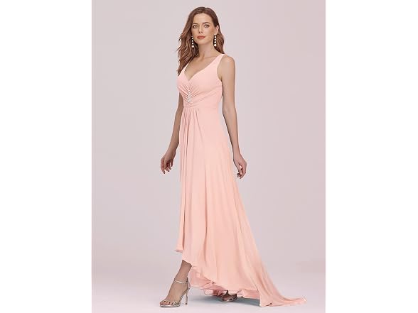 Ever-Pretty Women (US18) Irregular V-Neck Dress