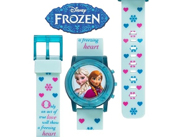 Accutime Disney Frozen Flashing Musical LCD Watch