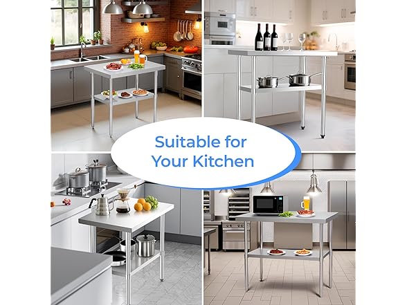 NUUK Stainless Steel Work Table