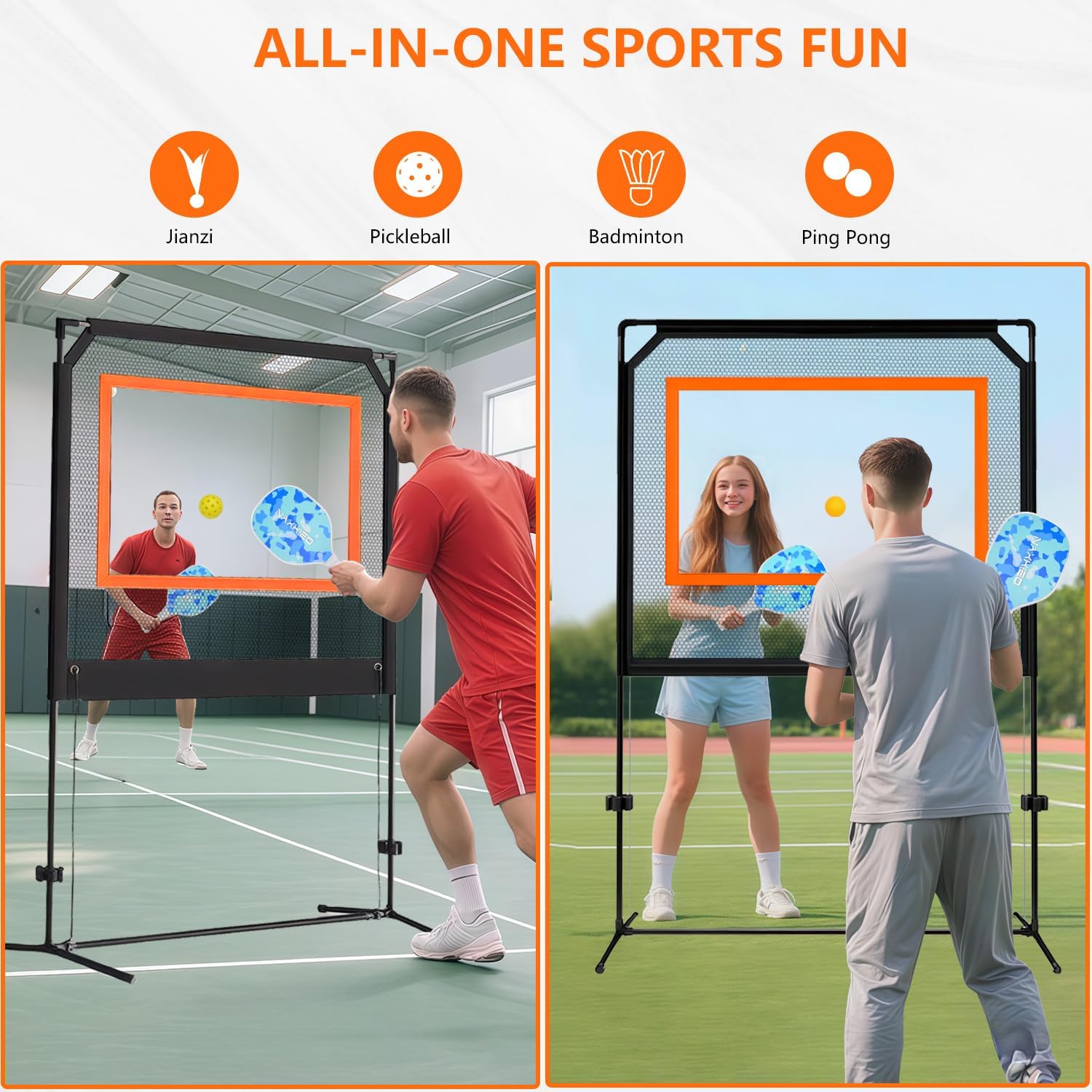 Paddle Game Set w/ Net Backyard Fun - Gallery 6