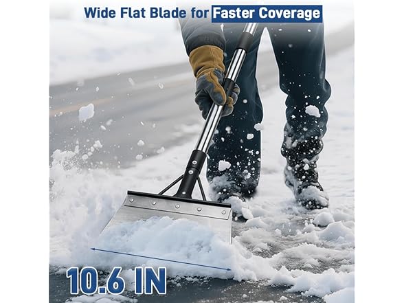 Generic GAR-76 Heavy Duty Ice Scraper & Garden Edger