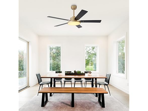 Parrot Uncle Ceiling Fan w/ Light & Remote, 52 Inch
