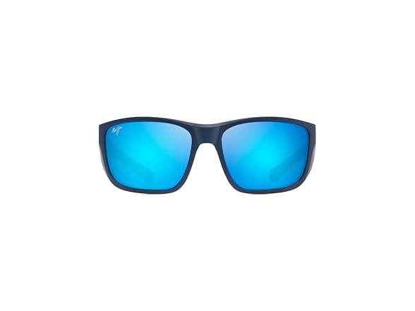 Matte Dark Navy W/Black Rubber/Blue Hawaii Polarized