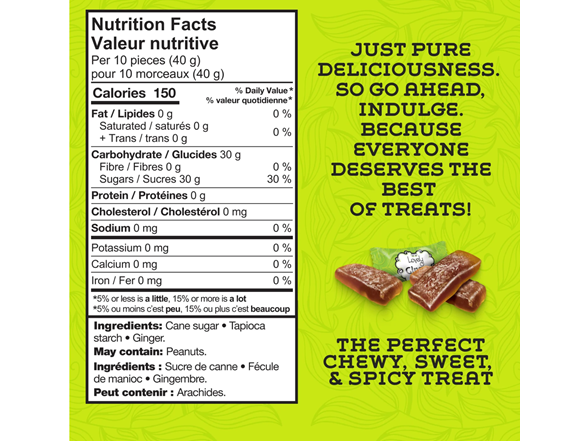 Ginger Chews Variety Pack | (6 Pack)