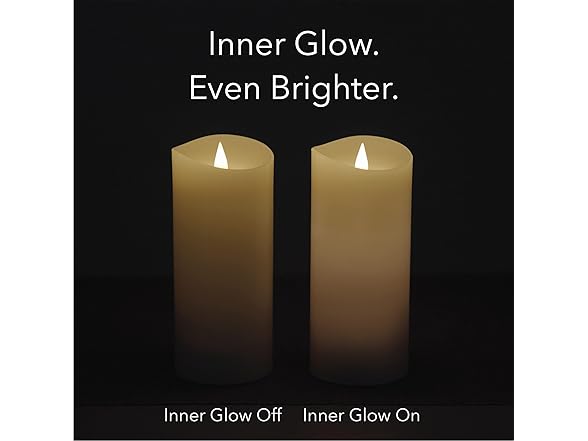 Softflame Flameless Candle, Ivory