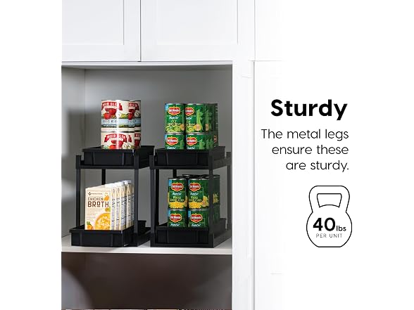 IRIS USA IRIS USA Under Sink Organizer, 4 Pack