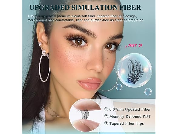 Foxy Beauty Lash Clusters Kit Lashes