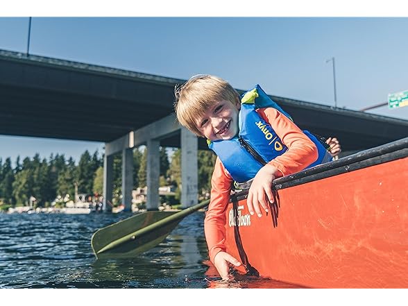 ONYX Youth Paddle Sports Life Jacket, Blue