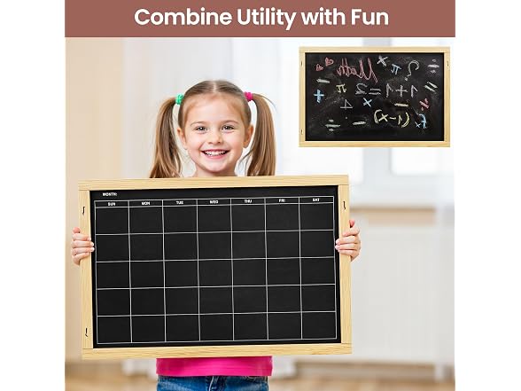 Chezerra Double-Sided Magnetic Chalkboard