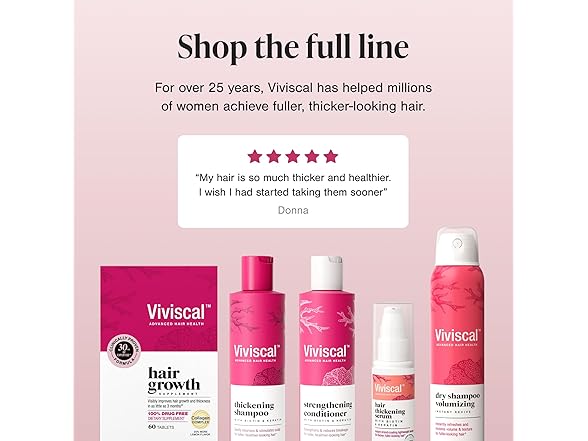Viviscal Hair Growth Supplements 180Ct