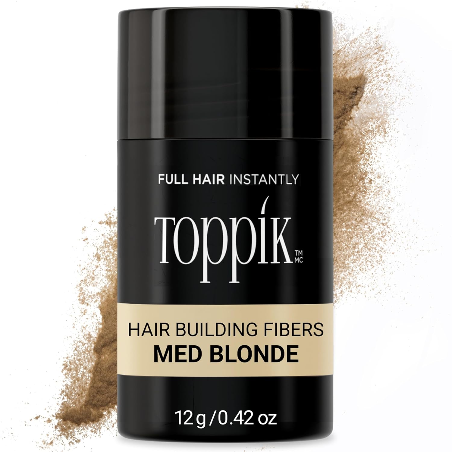 2PK Toppik Hair Fibers Medium Blonde 0.42oz - Gallery 36