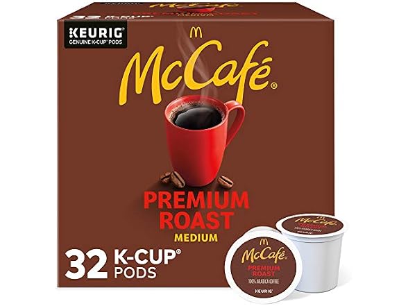 32ct McCafe Premium Roast, Keurig Single Serve Kcups