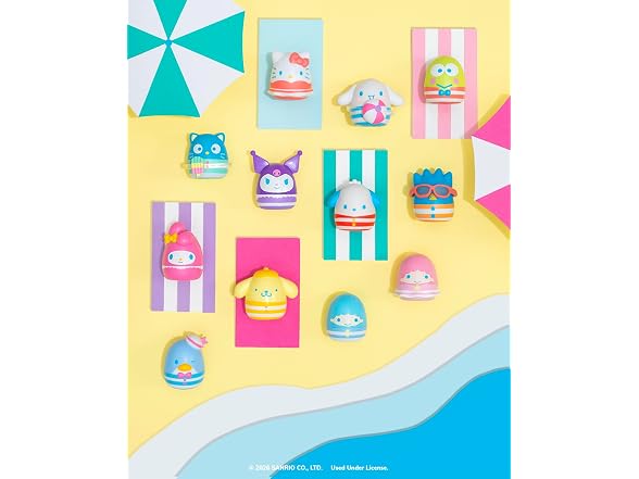 Squish-a-longs Hello Kitty and Friends Pool Party