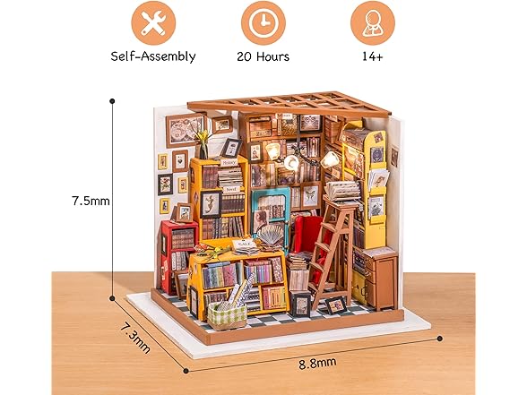 ROBOTIME DIY Miniature House Kit for Adults