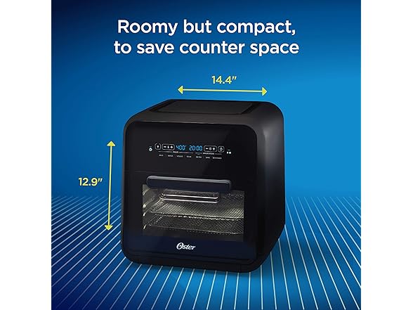 Oster Air Fryer Oven & Multi-Cooker, Black