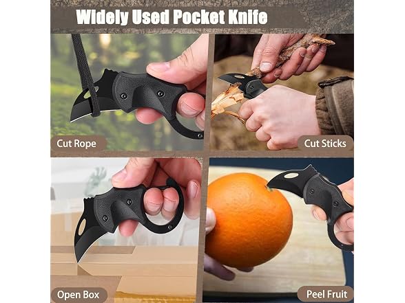 EILIKS CON-113 2pk Small Mini Folding Pocket Knife