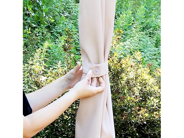 Sunnydaze Panel Light-Filtering Indoor/Outdoor Curtain