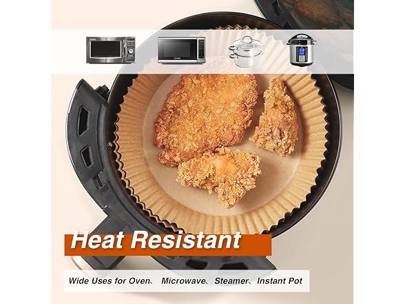 Air Fryer Liners, 100Pack Round