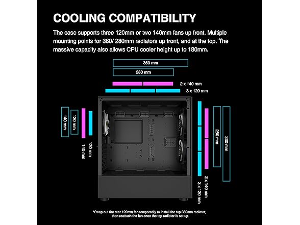 Gamdias E-ATX Mid Tower PC Case