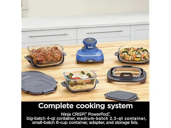Refurbished Ninja Crispi 5-in-1 Portable Glass Air Fryer