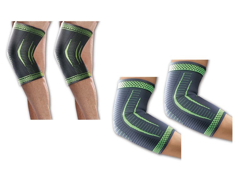 WISH WC - (4PK COMPRESSION) - KNEE x2 - ELBOW x2 4-Pack Co