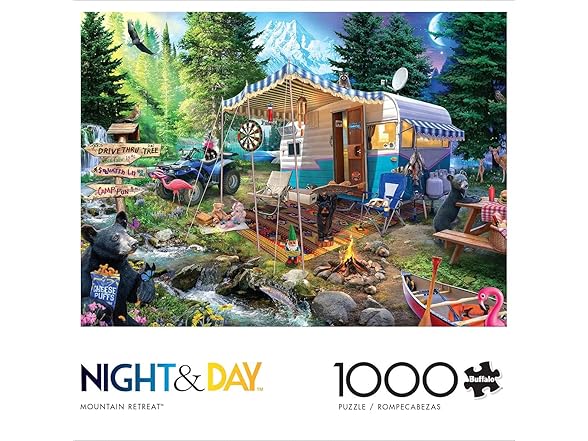 Jeff Haynie - Mountain Retreat - 1000 Piece Jigsaw Puzzle