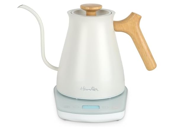Harriet White Gooseneck Electric Kettle