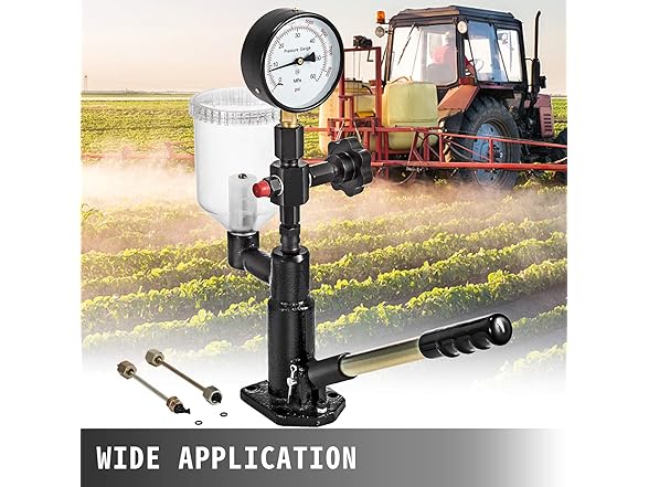 SKYSHALO Diesel Injector Tester with Dual Scale Gauge