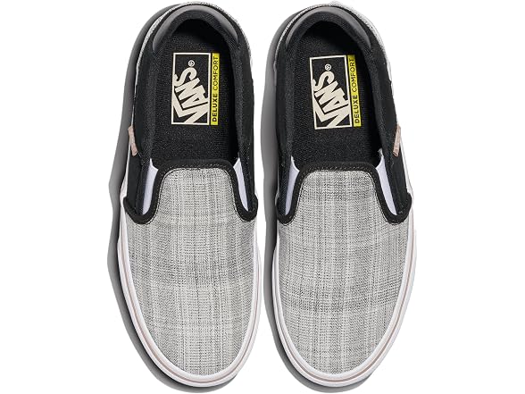 Vans Women's Asher Deluxe Slip-On Shoe - Sneakers