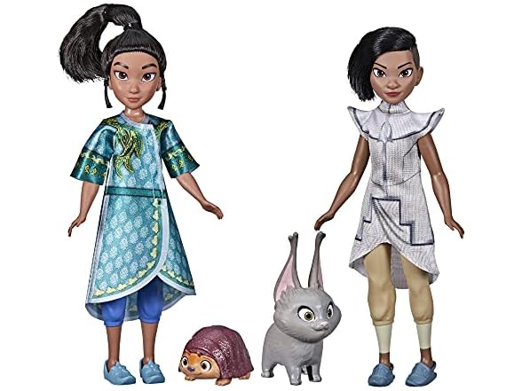 Disney Young Raya and Namaari Dolls