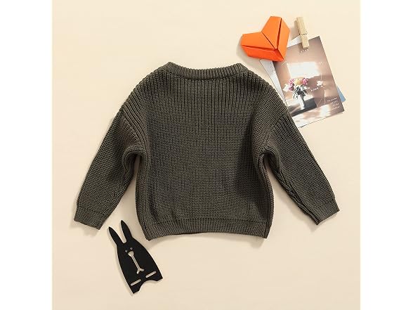 Woshilaocai Girls (18-24 Months) Knit Sweater