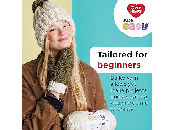 Red Heart Super Easy Seaside Breeze Yarn - 3 Pack