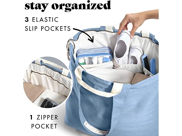 Fit & Fresh XL Beach Tote Bag for Women