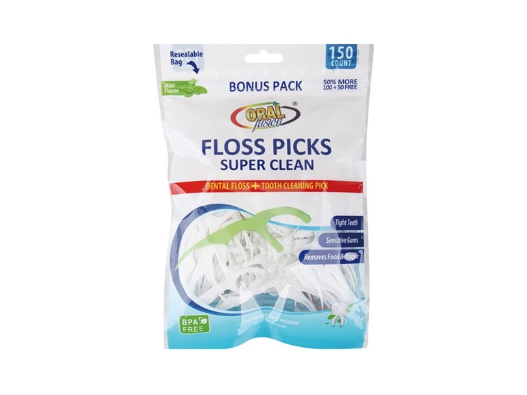 Oral Fusion WC - FLOSS - 1PK 150-Count Oral Fusion Multi-Pa