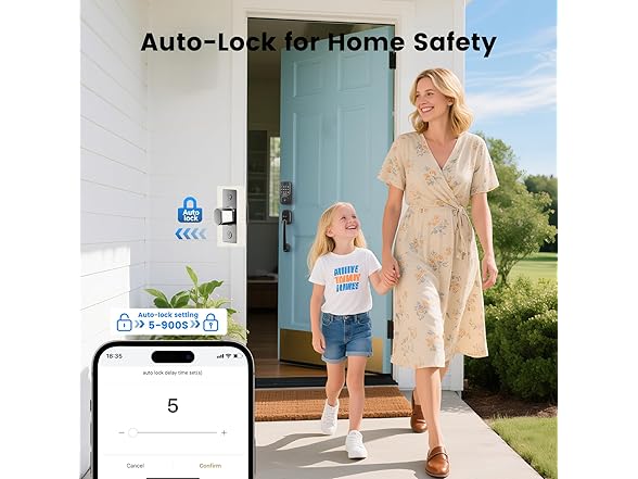 Keyless Entry Smart Lock Handle Set