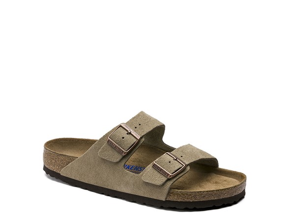 Birkenstock Unisex Arizona Soft Foot Bed Suede Leather Sandals