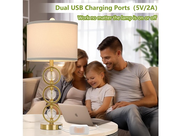 VerRon Set of 2 Modern Table Lamps