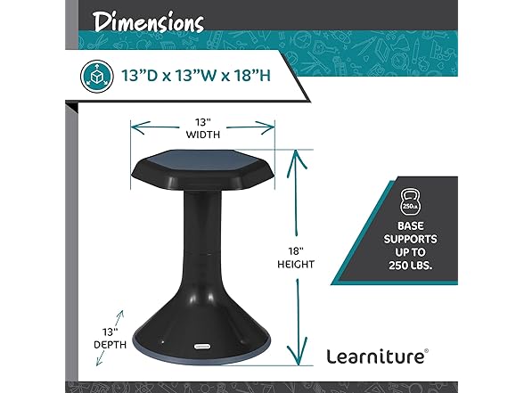 Learniture Backless Active Learning Stool