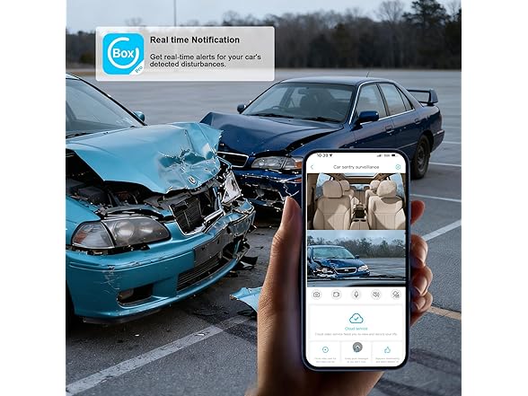 LAMTTO 4G LTE Cellular Car Security Camera