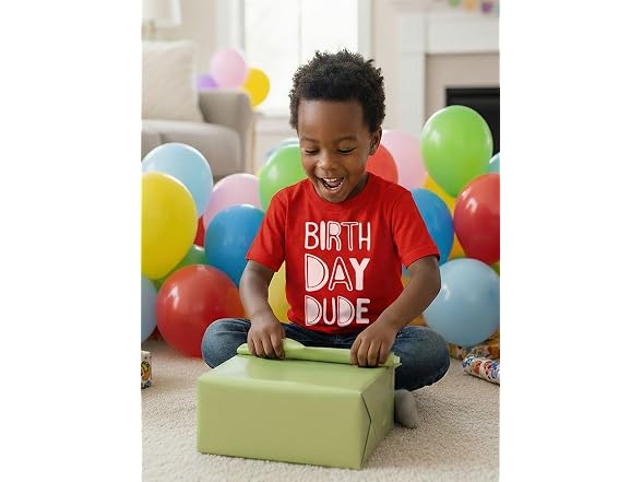 Tstars Boys (5T) It's My Birthday Dude Kids Shirt