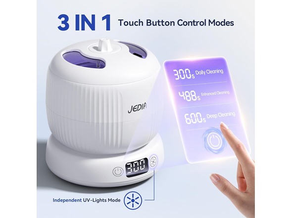 Ultrasonic Retainer Cleaner 45kHz 4-Mode