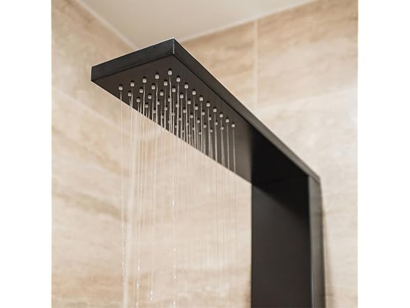 Sasha 59" Rainfall Bodyspray Shower Panel w/ Wand