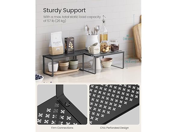 SONGMICS Spice Racks, Set of 2