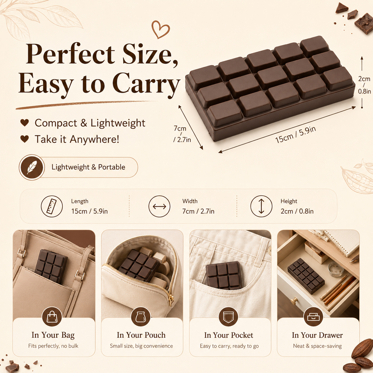 Twilight Squishy Sensory Toys Chocolate, 3PK - Gallery 9