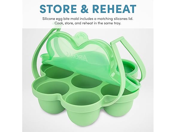 AROMA® Silicone Egg Bite Mold and Mini Muffin Tray