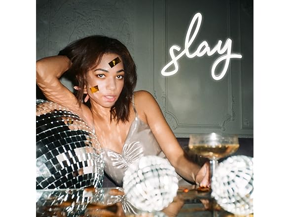 White Slay Neon Sign for Wall Décor