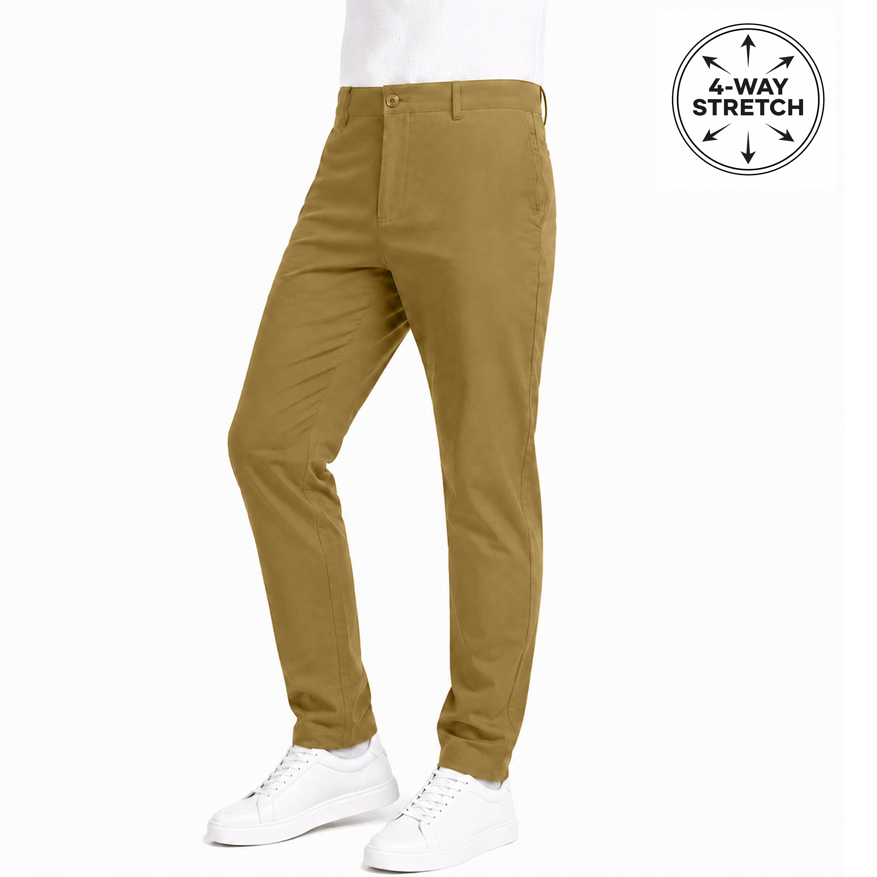 Mens Super Stretch Knit Chino Pants - Gallery 18