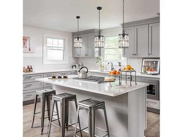 Savonnerie Crystal Pendant, 5.5" Dia