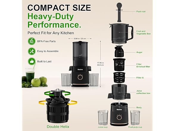 Nexivo Cold Press Juicer